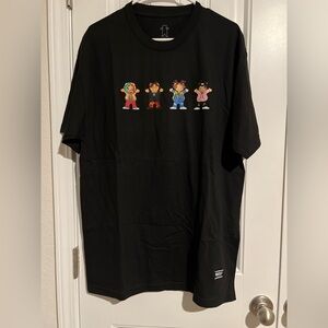 Grizzly Griptape Rapper NineSix 96 Black Mens Cotton T-Shirt